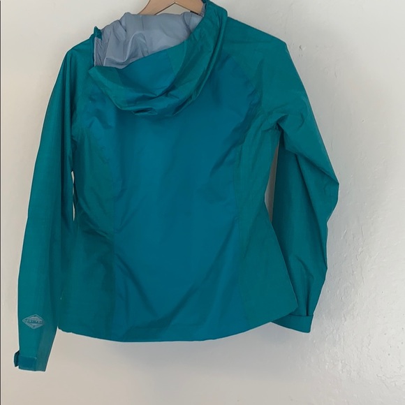 Turquoise Columbia Waterproof Jacket - Picture 5 of 6